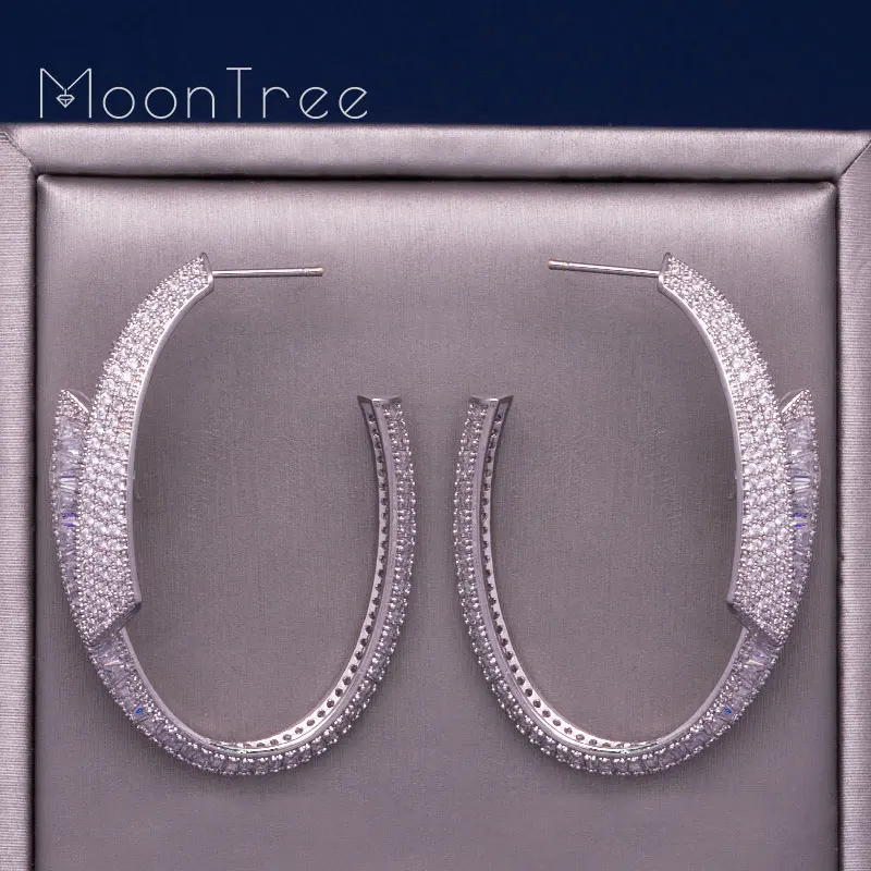 Женские серьги-капельки MoonTree роскошные брендовые серьги из меди и кубического