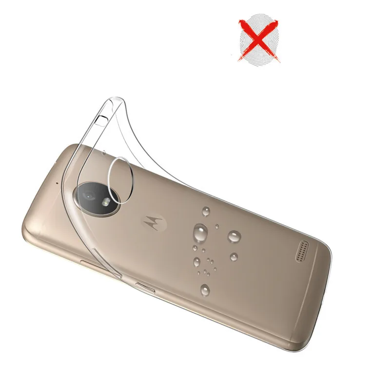 Ультратонкий Прозрачный чехол-накладка для телефона Motorola Moto E4 5 0 &quot/Moto Plus 5&quot
