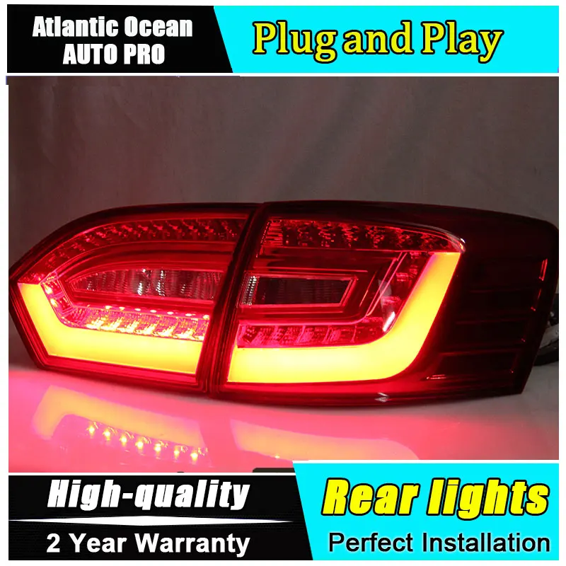 A &amp T Автомобильный Стайлинг для VW Jetta задний фонарь светодиодный DRL + сигнал