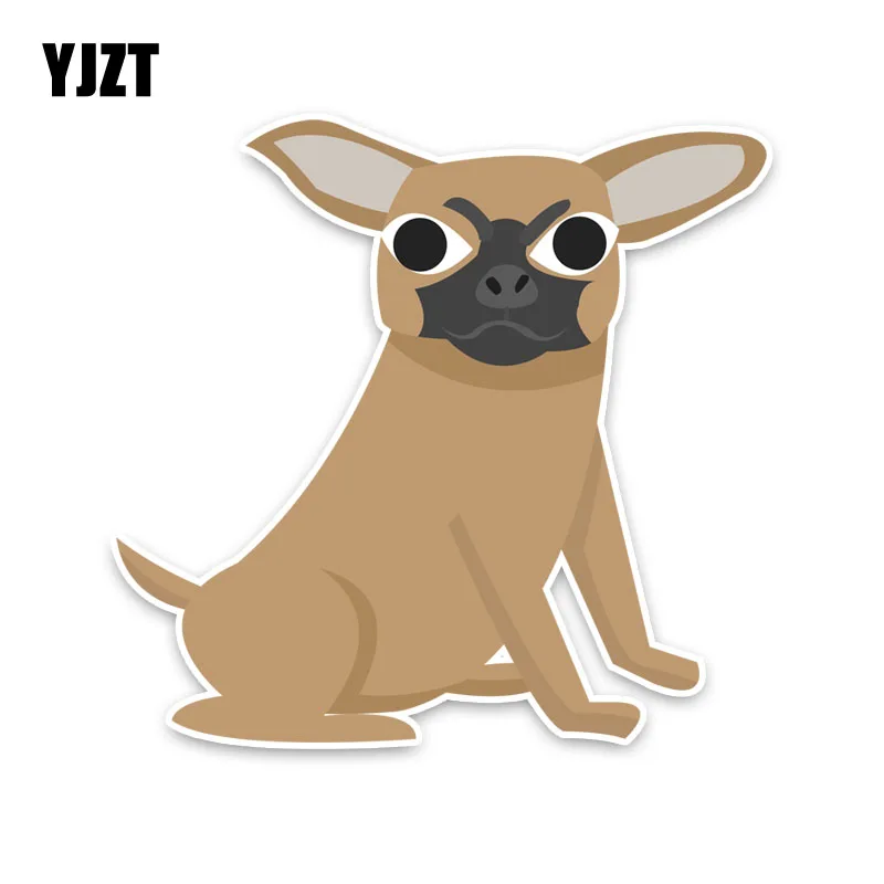 

YJZT, 14 см * 13,5 см, Мультяшные животные, наклейка, аксессуары для украшения из ПВХ 5-1933