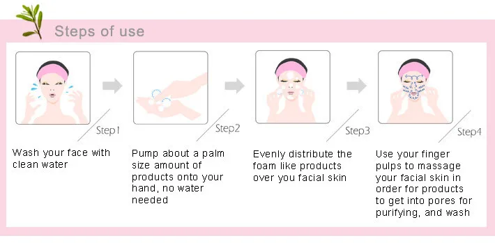 Demaquilante аминокислоты make up Remover умывания Deep Clean пена лица увлажняющий отбеливание Acne 1000 г