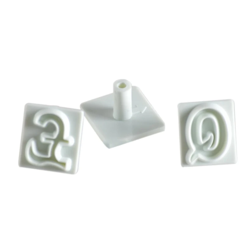 64 символа формы для выпечки торта верхний и нижний чехол буквы алфавита Пластик