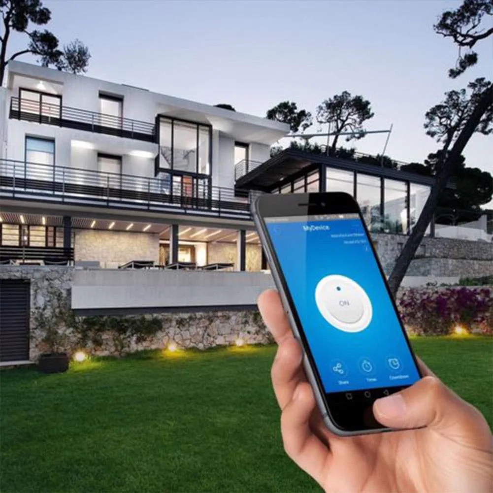 Беспроводной Smart Wi Fi настенный выключатель света дистанционное управление