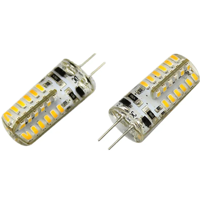 G4 светодиодный Лампа накаливания с регулируемой яркостью Неполярные