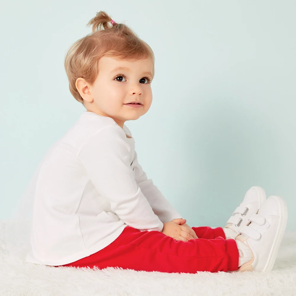 Balabala Baby 100% Cotton Jogger with 3D Ear at Back Pull-on Pants Infant Newborn Girls Boys Bottom Harem PP Trousers |