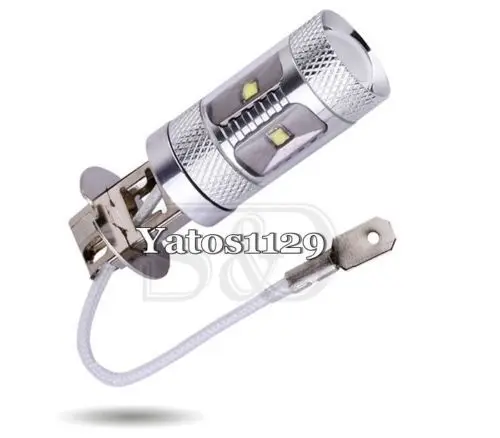 2 X Синий H3 LED 30 Вт Автомобильная противотуманная фара для бега CREE R3 лампочка |