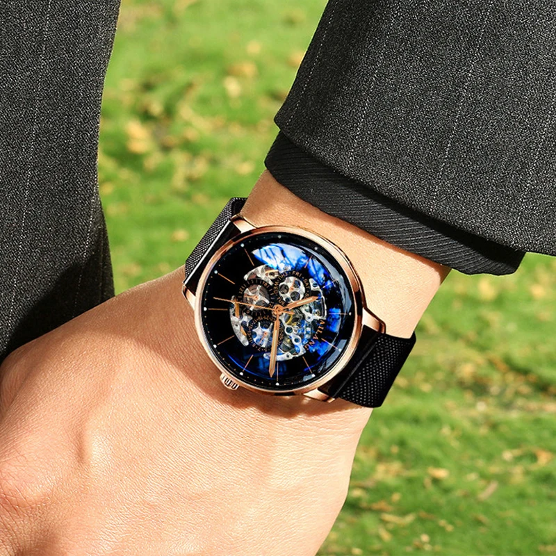 Новинка, reloj AILANG, роскошные мужские механические Автоматические часы, швейцарское снаряжение, наручные часы, модные, для отдыха, дизельные часы, кожа