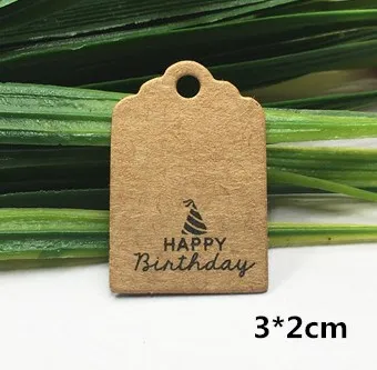 3x2cm brown 50 шт крафт-бумага прекрасный коричневый подарок навесные лейблы карты круглые и Т-образные Популярные сообщения Примечание имя карточка ручная работа креативные бирки карты - Цвет: 3x2cm brown