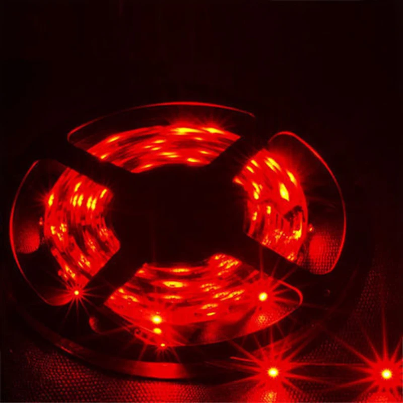 Горячая RGB 300 светодиодный полосы света 5 м 60 Светодиодный s/m SMD3528 DC12V