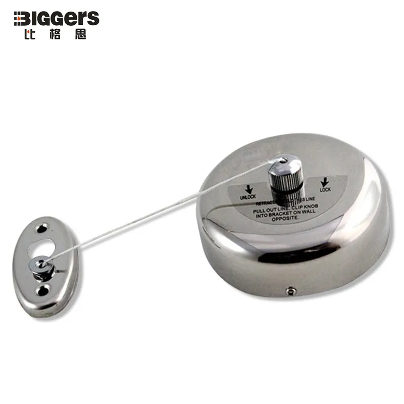 Бесплатная доставка выдвижная Веревка для белья Biggers из нержавеющей стали