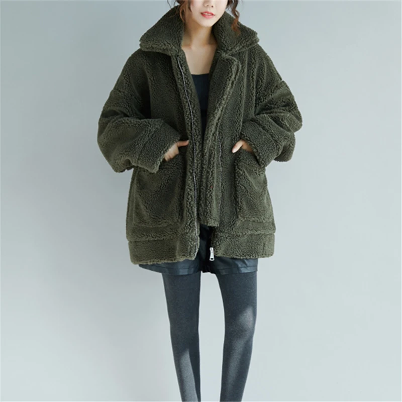 Женское меховое пальто большого размера Осень зима 2019 новое из искусственного