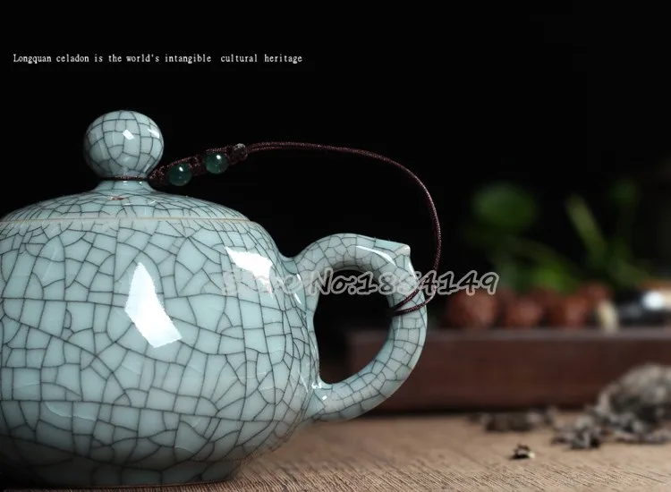 Новинка, 6 цветов, хрустящая глазурь, Ge Kiln Longquan Celadon Zisha, керамика, искусство, Тхи, Китай, фарфоровый чайник из исинской глины, антикварный чайник