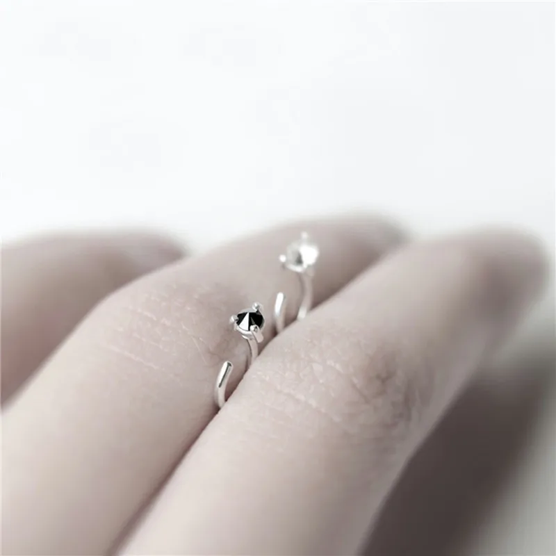 Женские маленькие серьги-гвоздики с цирконом 1 шт. | Украшения и аксессуары