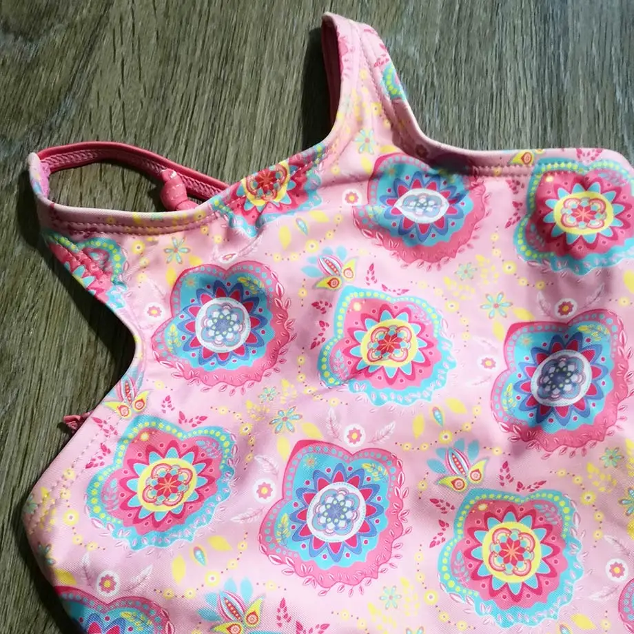 Женский слитный купальник с принтом для девочек-подростков | Спорт и развлечения