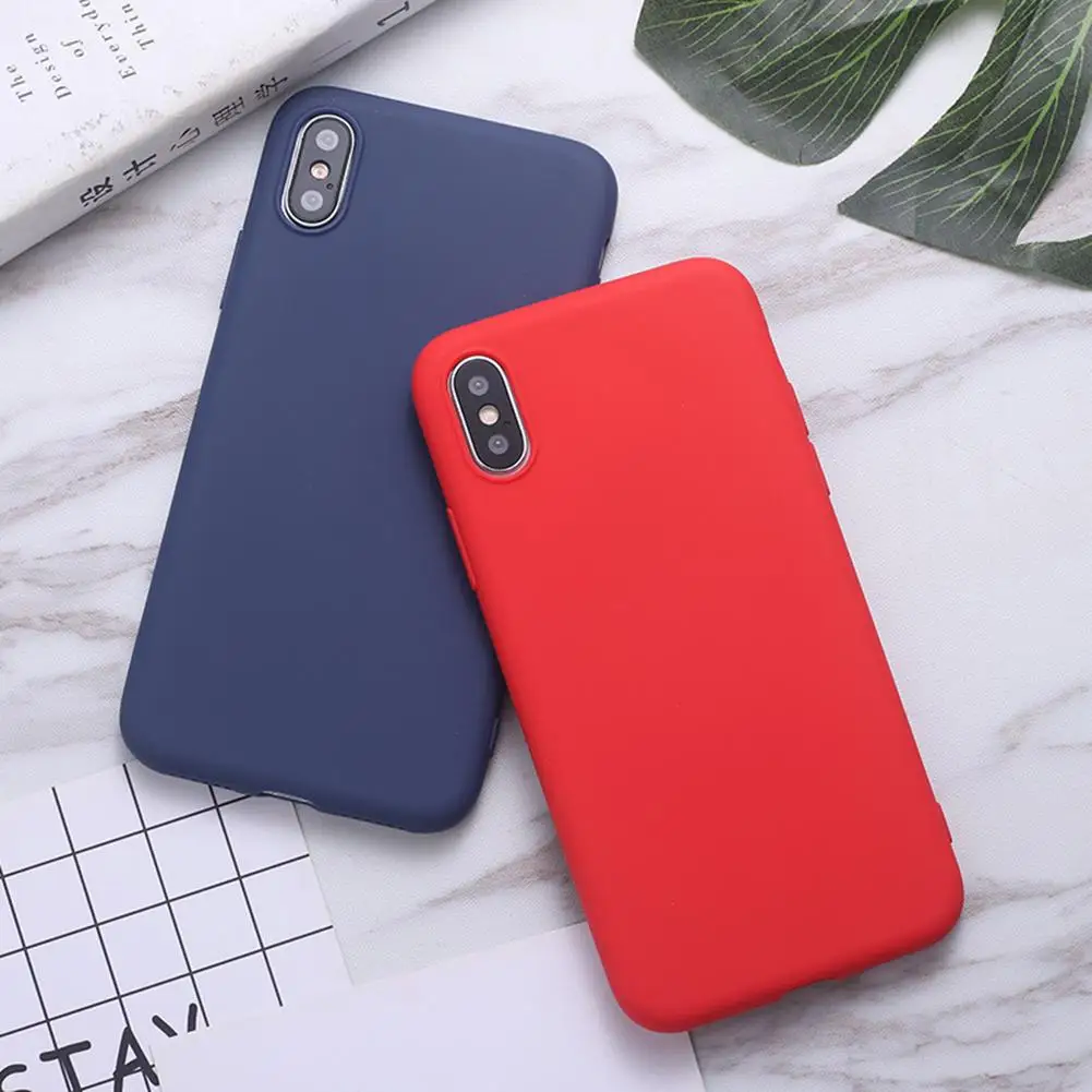 Лидер продаж однотонный силиконовый чехол для телефона покровилка iPhone XS