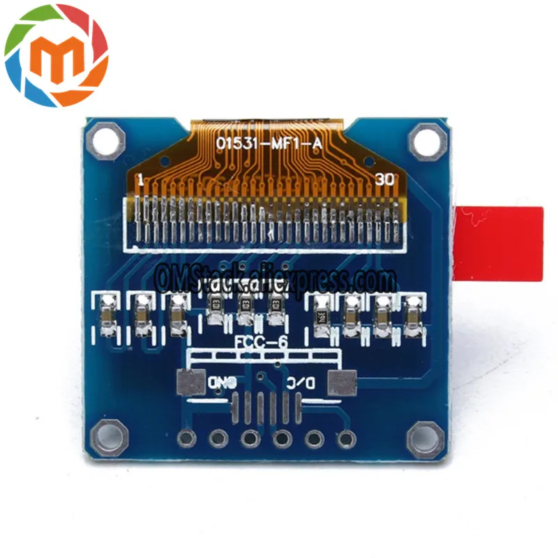 1 шт. 6Pin 0 96 дюймов SPI желтый синий ЖК дисплей модуль для Arduino OLED внутренний привод