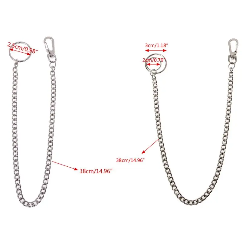 Hip Hop Pants Belt Chain Secure Travel Wallet Heavy Duty Jeans Link Coil Leash | Украшения и аксессуары