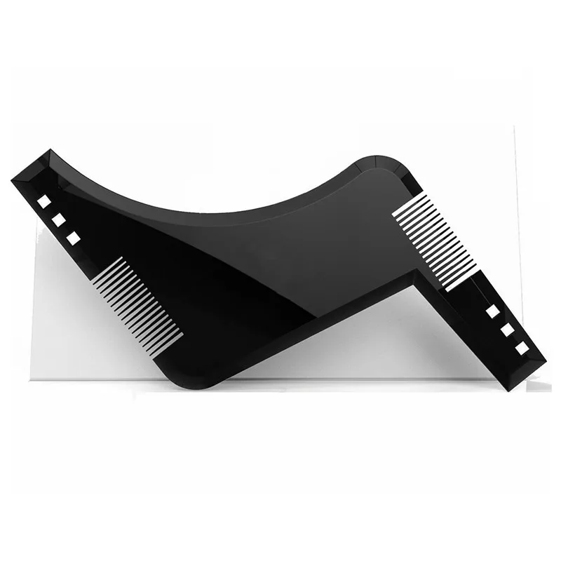 Black 5 шт./лот, мужская мода, бородка и линия шеи, уход за усами, уход за бородой, инструмент для формирования бороды, гребень для бороды, формирователь бороды, гребень для бритья - Цвет: Black