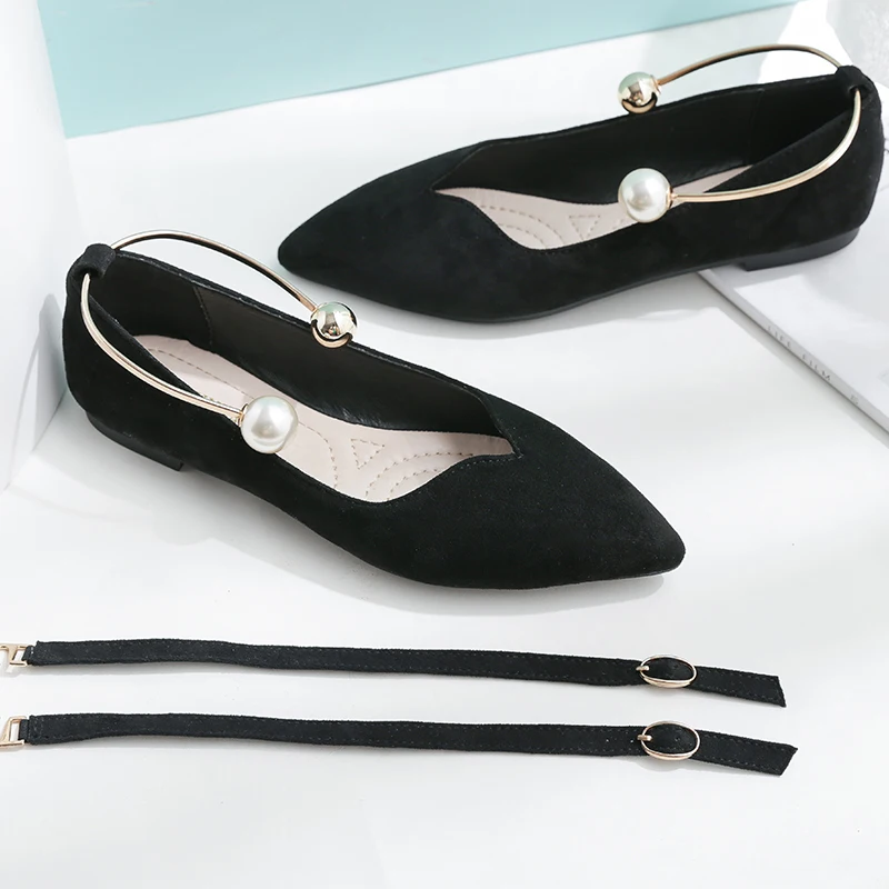 Люксовый бренд 2018 г. Модные женские Замшевые балетки на плоской подошве с грушей