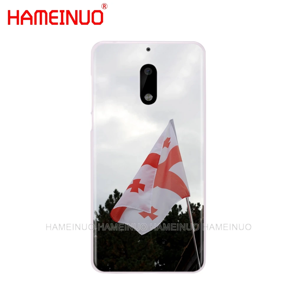 HAMEINUO грузинский Гранж флаг чехол для телефона Nokia 9 8 7 6 5 3 Lumia 630 640 640XL 2018 | Мобильные