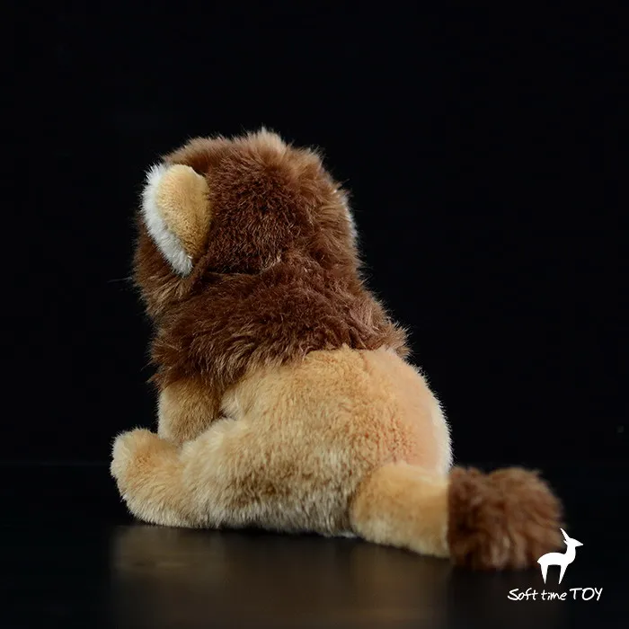 Плюшевые мягкие животные африканские куклы львы игрушки для детей настоящее