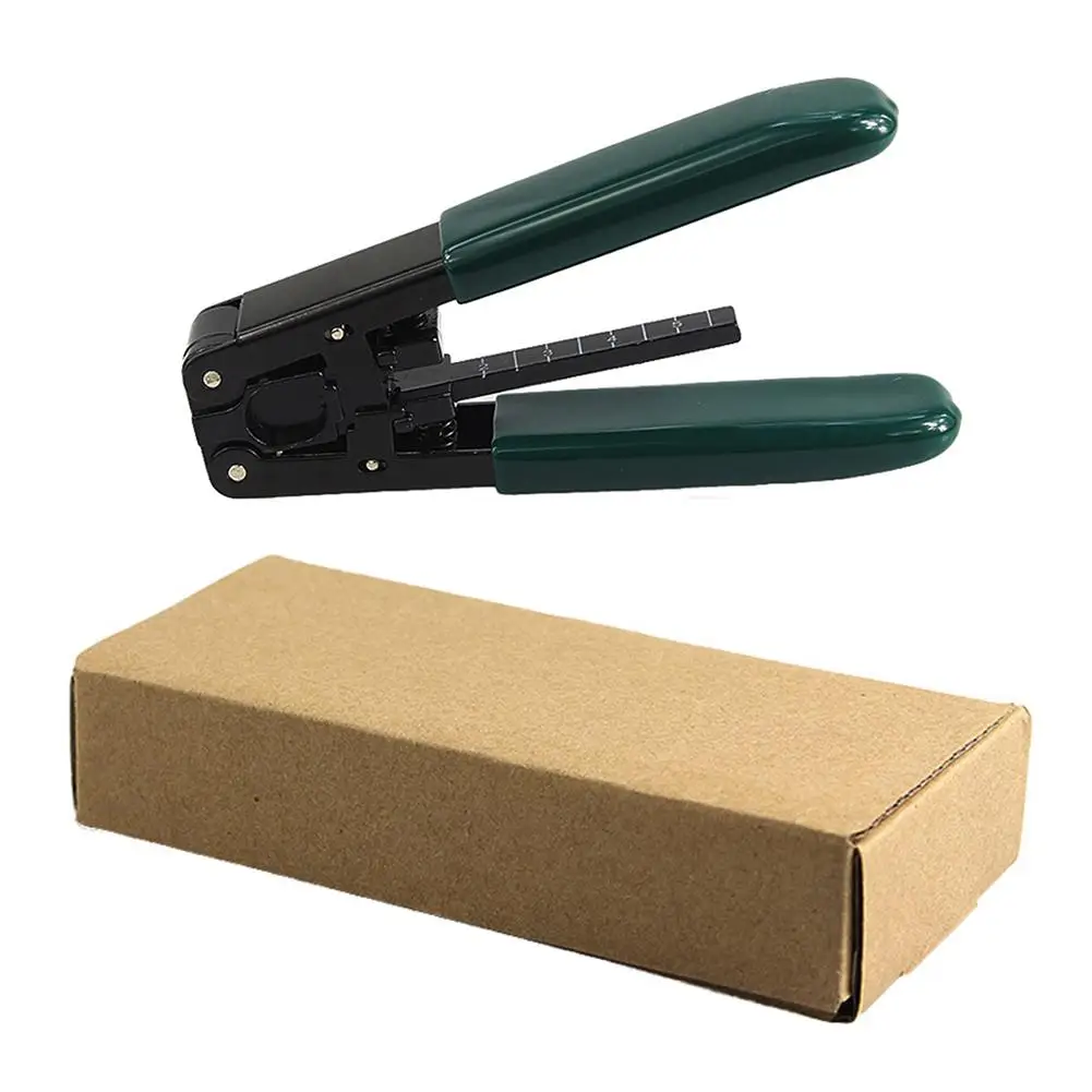 Зеленый инструмент для зачистки волоконно оптических кабелей с резиновым