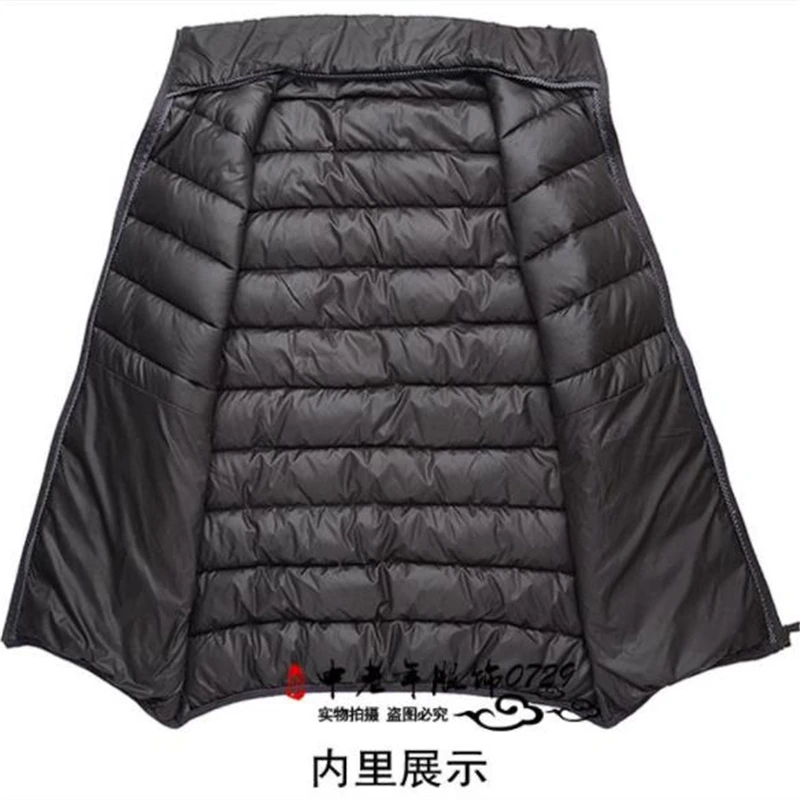 Male Plus Size Thick Down Vests Vest Doudoune Abajo Chaqueta Waistcoat Man Warm Bas Gilet Chaleco | Мужская одежда