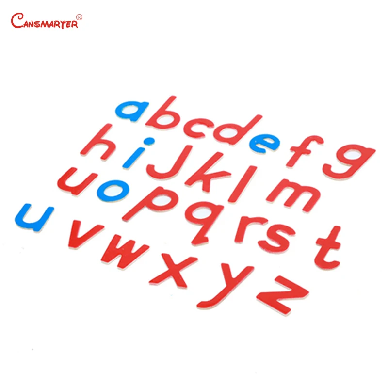 Деревянные игрушки Монтессори из бука Маленький подвижный алфавит коробка для