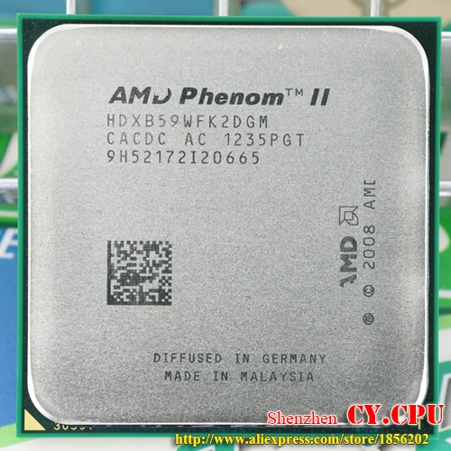 Процессор AMD Phenom II X2 B59 cpu двухъядерный(3,4 ГГц/6 м/80 Вт/2000 ГГц) Socket am3 am2+ 938 pin, B55