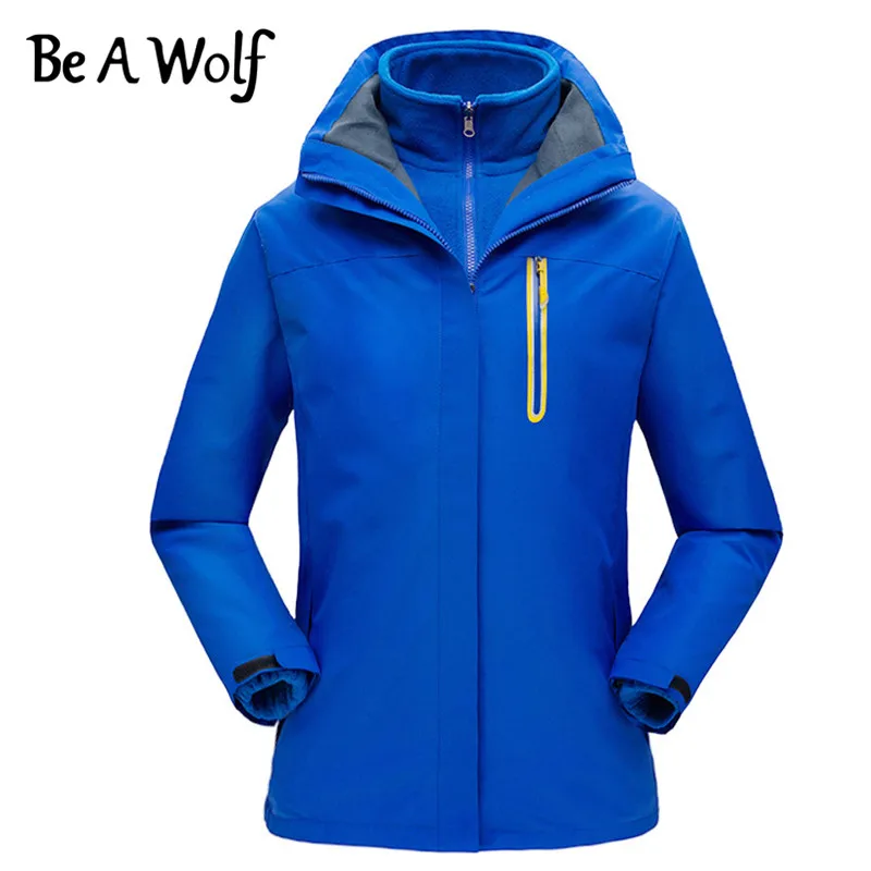 Зимняя теплая походная куртка Be A Wolf для женщин и мужчин, походная одежда для рыбалки, водонепроницаемая ветровка, куртка с подогревом J1748/J1749