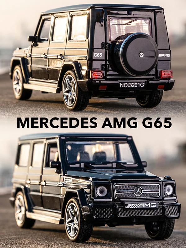 KIDAMI 1:32 Сплав MINIAUTO Benz G65 SUV amg литая под давлением модель автомобиля для мальчиков