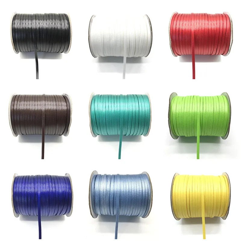 

5 Meter/Lot 4mm Waxed Cord Thread String Strap Necklace Rope Bead For Jewelry Making DIY Bracelet Necklace