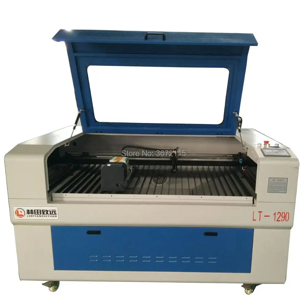 7 мм MDF резки co2 лазерный Тип 1290/1390 80 Вт дерево акриловый режущий станок Прямая
