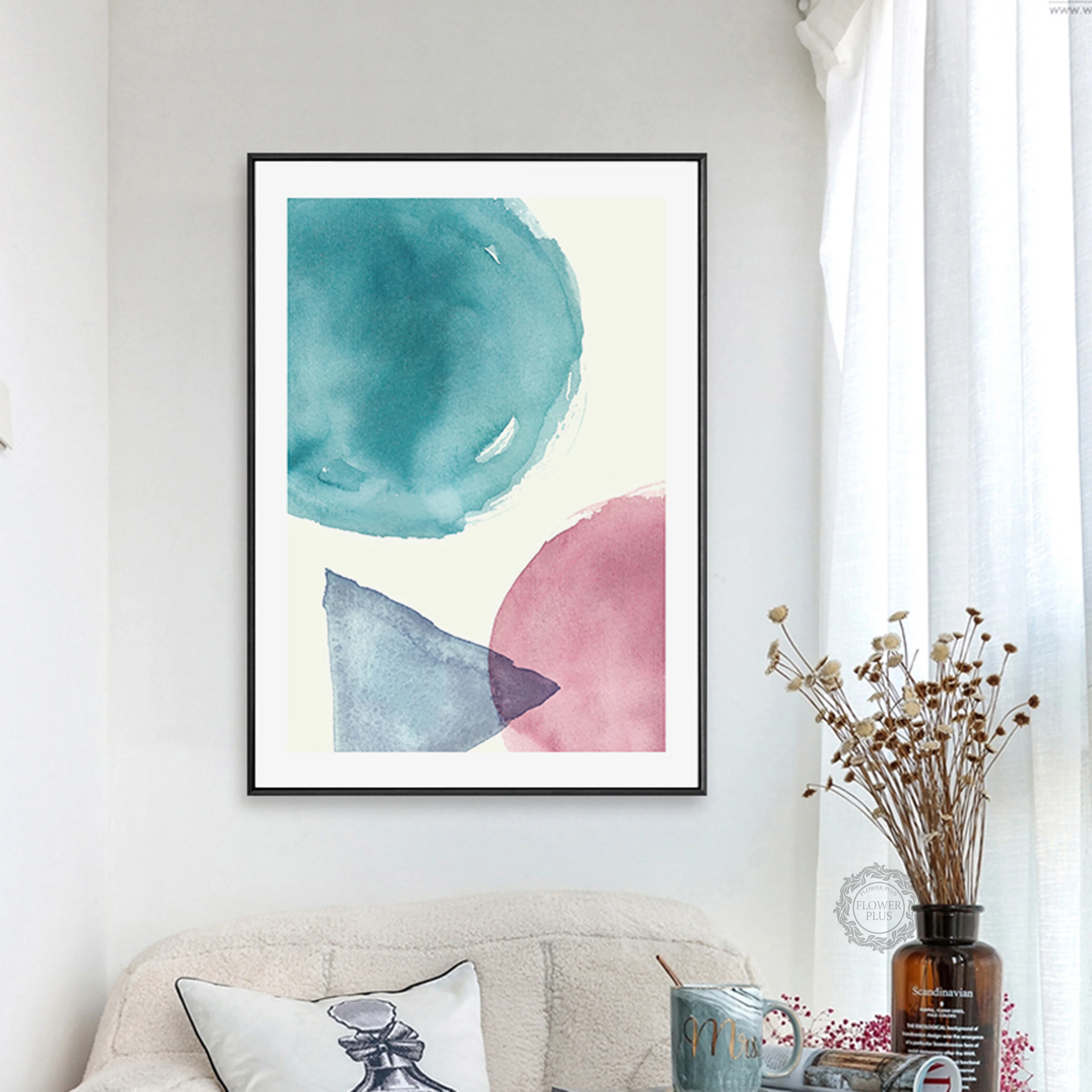 

Abstract Canvas Poster Pink Posters And Prints Canvas Prints Modern Art Wall Paintings Girl Framework Decoration Pictures