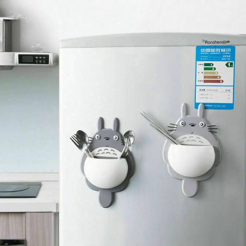 Totoro Bathroom Toothbrush Wall Mount Holder Sucker Suction Cups Organizer Storage Tool | Дом и сад