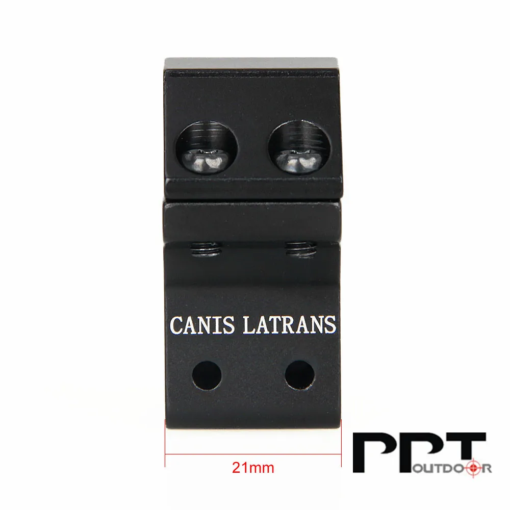 Canis Latrans черный 6063 Алюминиевый 25 4 мм прицел Seperate Scope Mount для 11 Rail Weaver Picatinny PP24