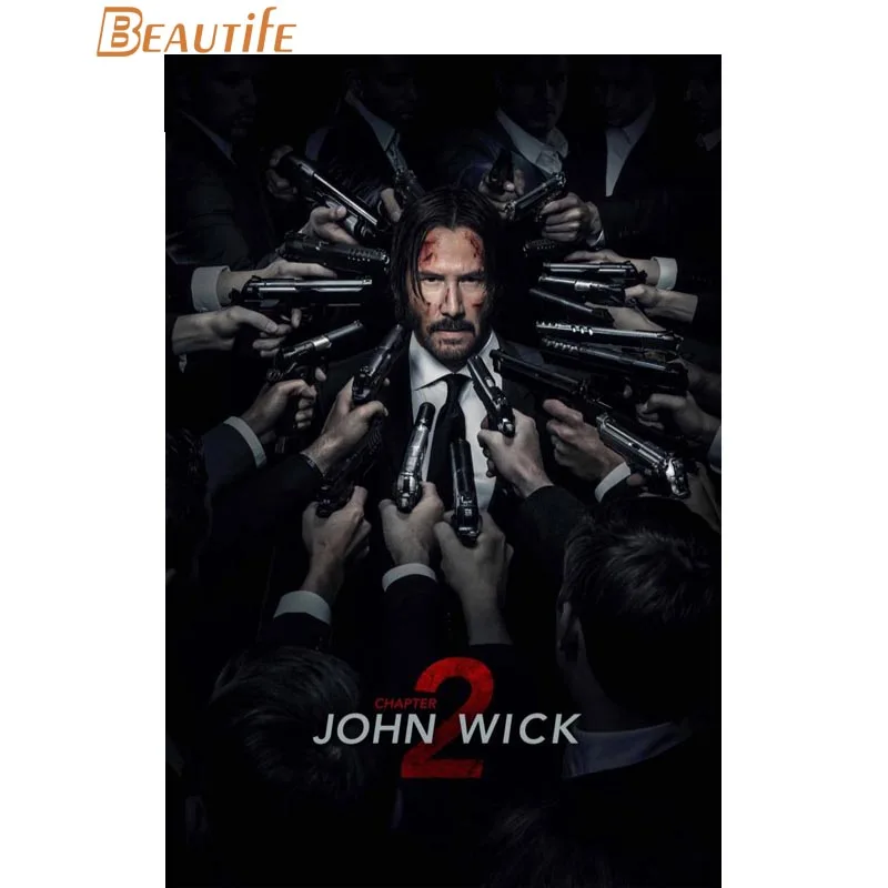 Джон фитиль шелковая ткань плакат украшение для дома настенное искусство новая