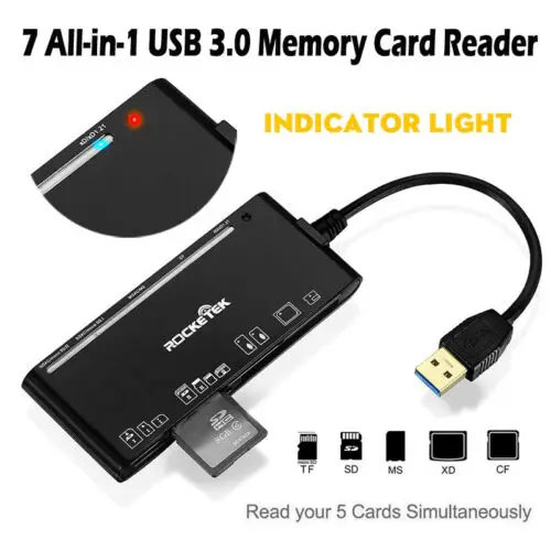 Все в 1 USB 3 0 Compact Flash Multi Card Reader CF адаптер MicroSD XD|Устройства для чтения и записи