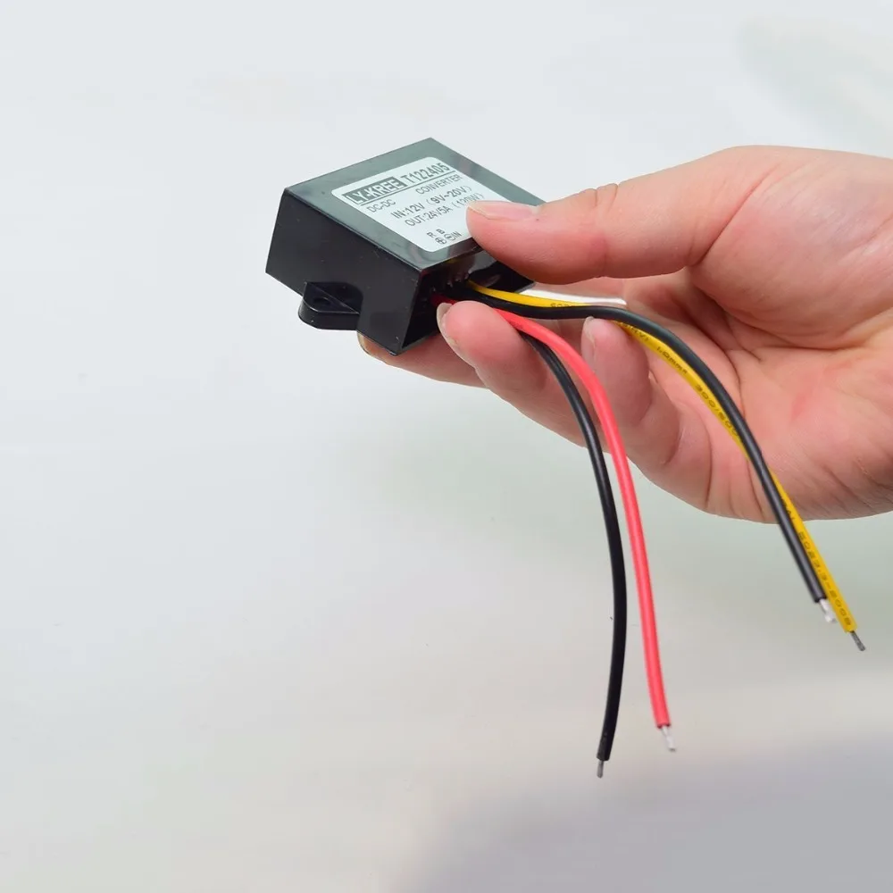 Преобразователь постоянного тока 12 В в 24 регулятор повышения мощности 5A 120 Вт