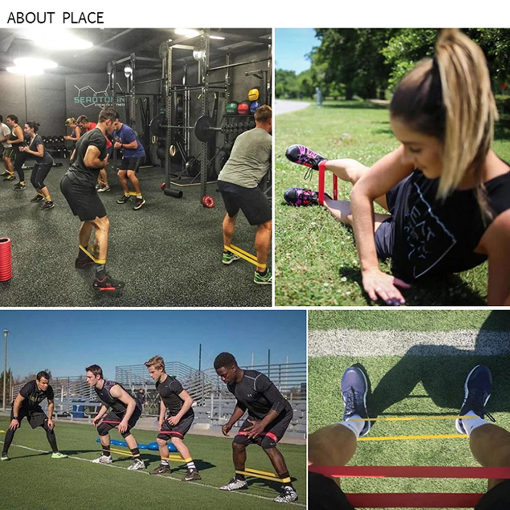 Йога для тренировки фитнеса латексные Эспандеры комплект ожерелий канат