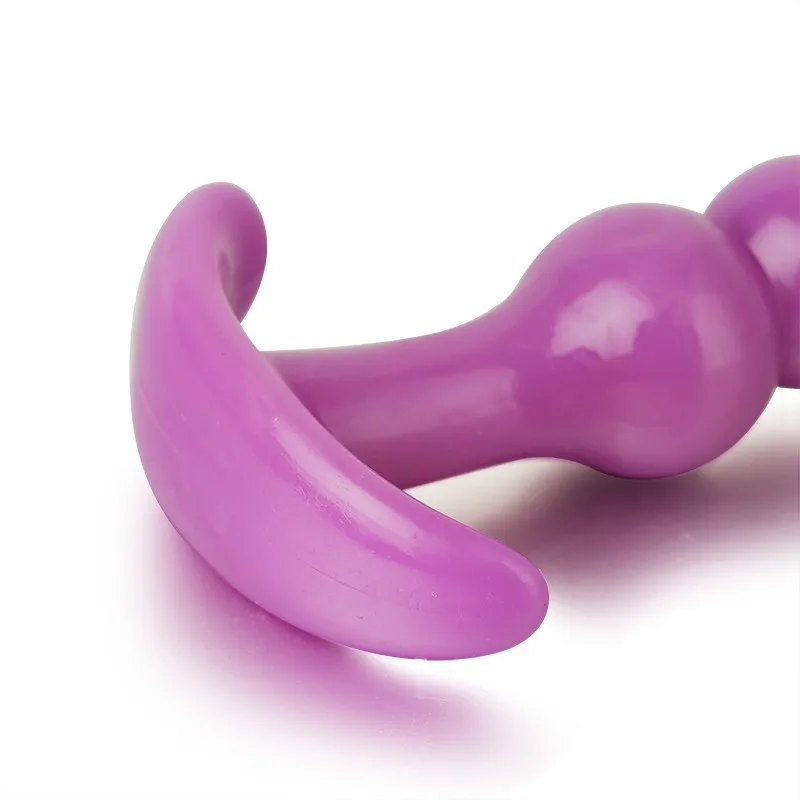 DN014/Silicone Jelly Anal Toys Butt Plugs Beads Adult Sex Products Men Women Plug Stopper Stimulating | Красота и здоровье