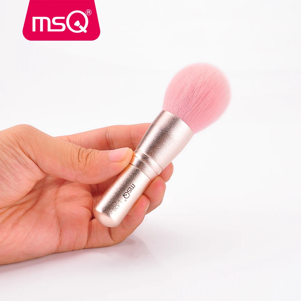 MSQ 4pcs Makeup Brushes Set Powder Eyeshadow Eyebrow Synthetic Hair Make Up Cosmetics pincel maquiagem With Mini Pouch | Красота и