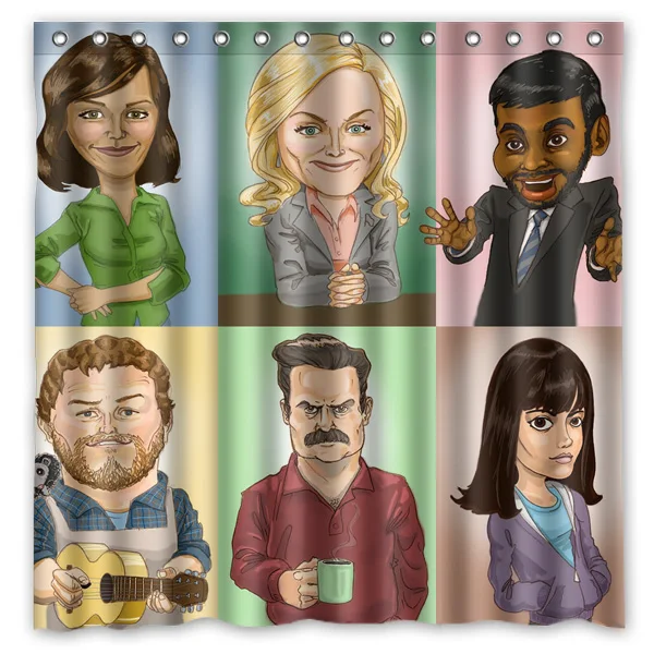 Парки и отдых водонепроницаемая занавеска для душа дома ванной s с 12 крючками