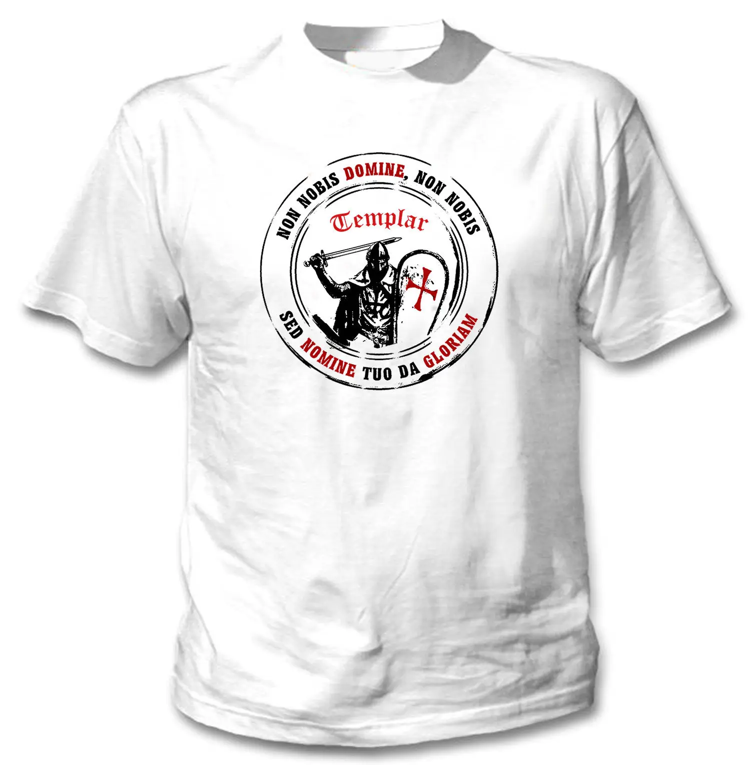 

2019 TEMPLAR-NON Funny DOMINE, .. 014 - NEW COTTON WHITE TSHIRT