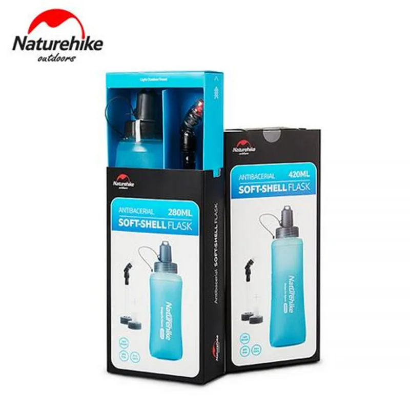 Naturehike ТПУ Bacteriostat спортивные бутылочки силиконовая долгая соломенная