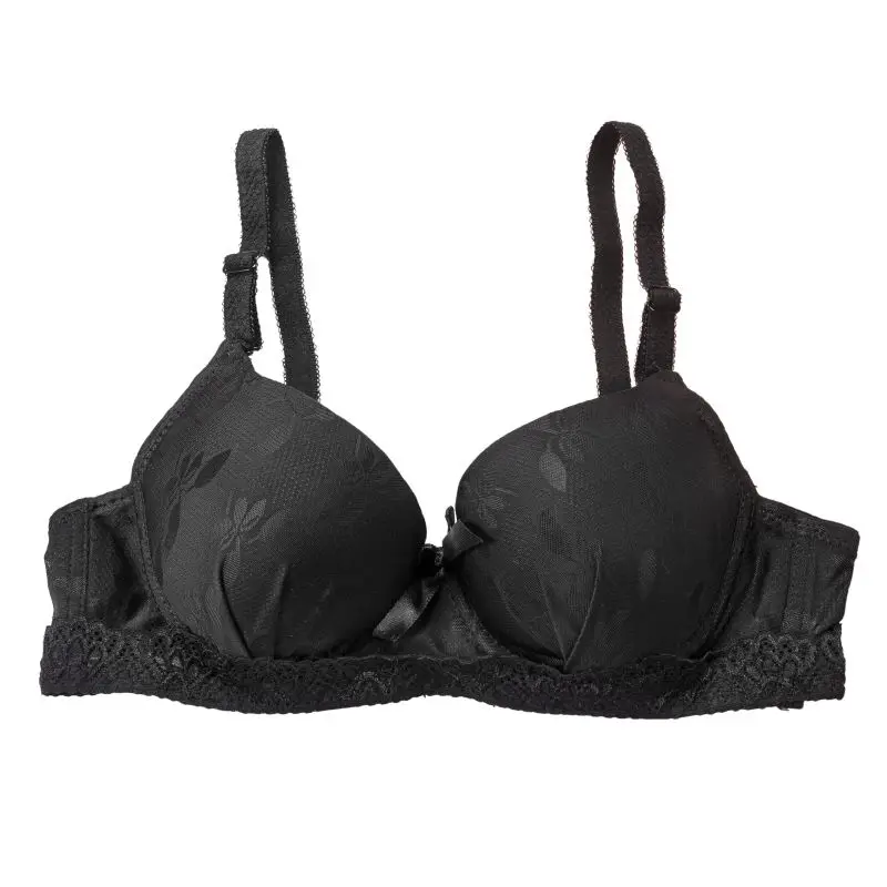 Женский бюстгальтер на каждый день бретельках с тремя крючками пуш ап без