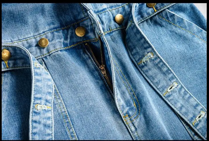 Мужской джинсовый комбинезон в стиле хип хоп корейский стиль 2019|Мужские джинсы| |