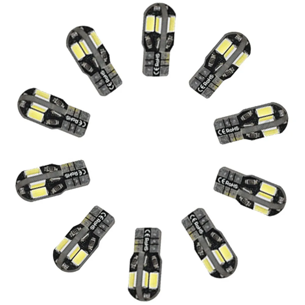 Горячая 20 шт Canbus T10 194 168 W5W 5730 8 светодиодный SMD белый автомобильный боковой