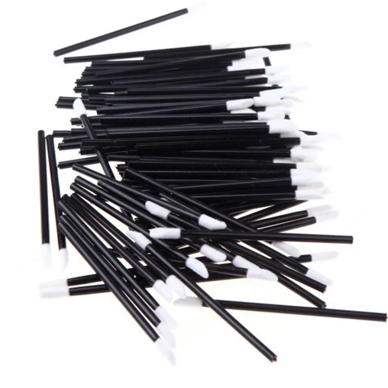 50/100pcs одноразовые макияж кисть для губной помады палочка-аппликатор для блеска инструменты для нанесения макияжа для губ кисти Портативный косметический Красота