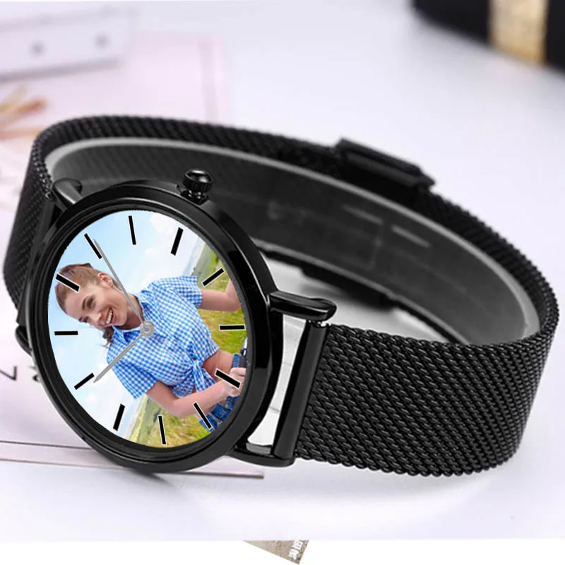 A4402 DIY фото часы влюбленные кварцевые наручные DW стиль изображение на заказ